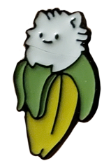 cat in a banana peel